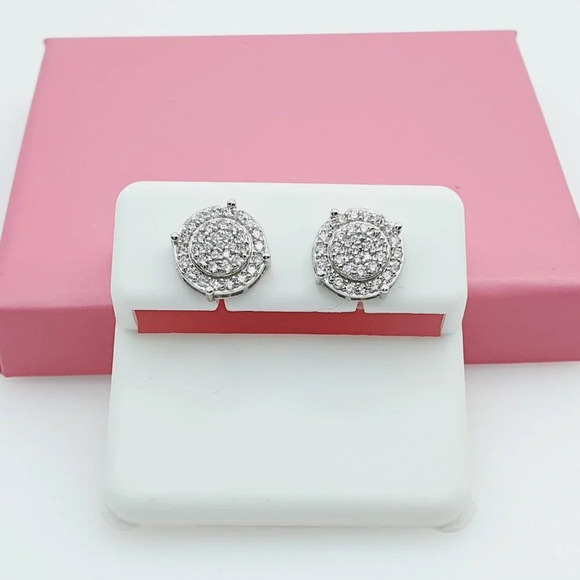 "925 Sterling Silver Cubic Zirconia Earrings, U19254598 - Picture 3 of 11